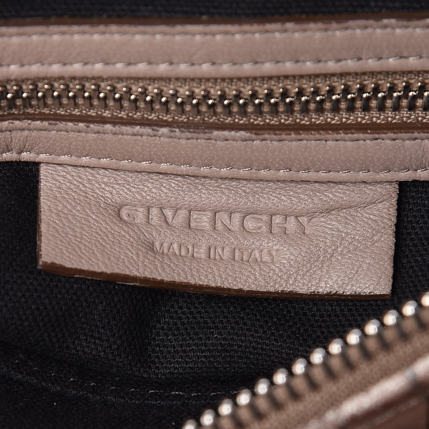 Calfskin Crocodile Embossed Medium Pandora Taupe