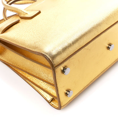 Saint Laurent Metallic Calfskin Baby Sac De Jour Ciad 11 of 13