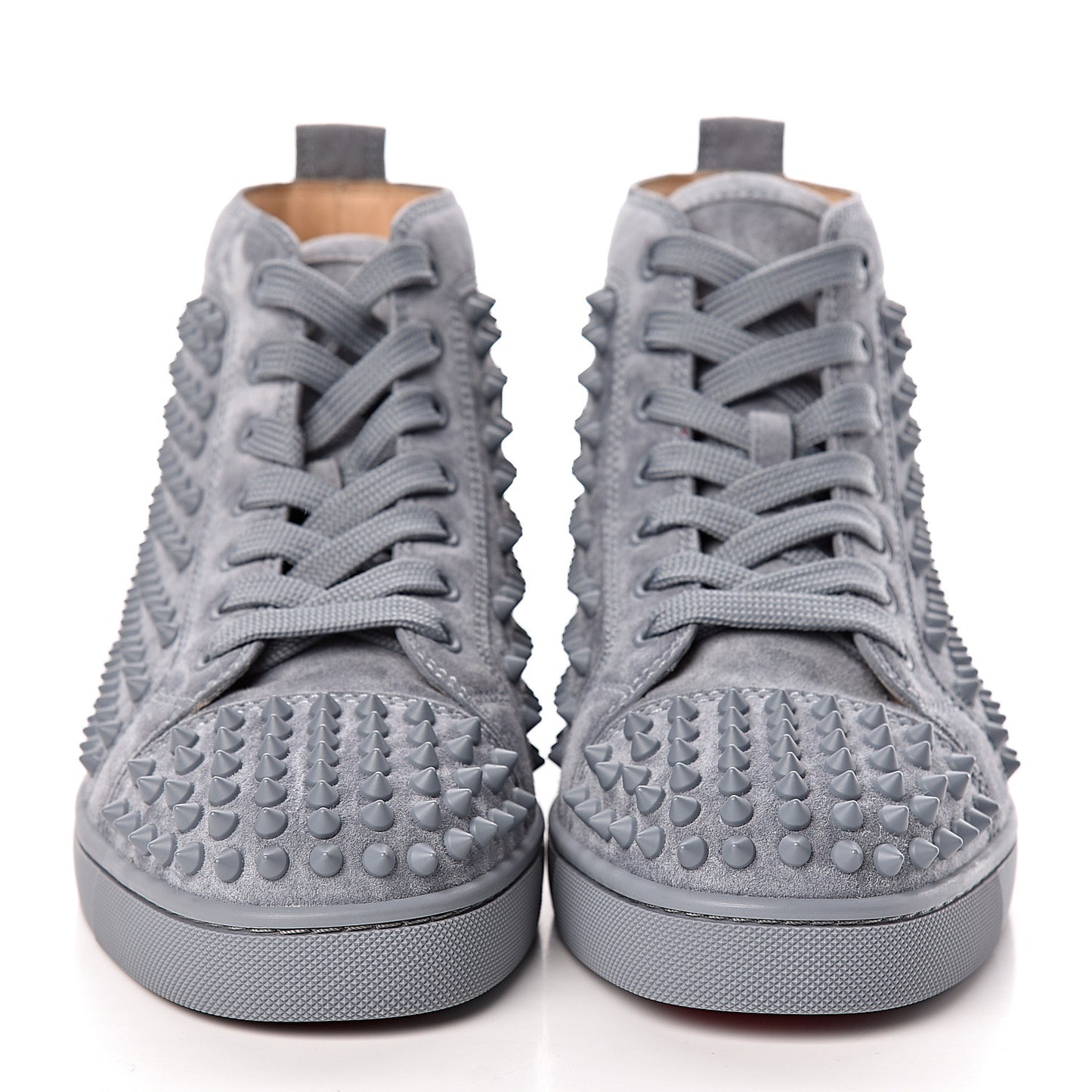 Veau Velours Mens Louis Spikes Flat Sneakers 39 Squale