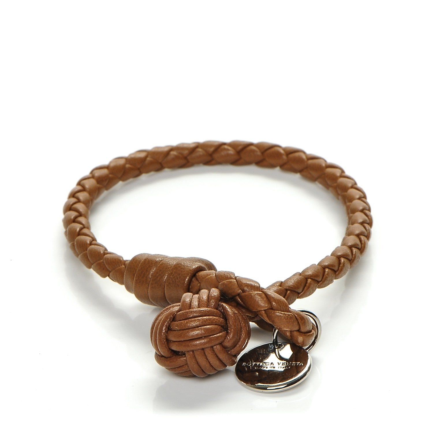 Bottega Veneta Nappa Intrecciato Bracelet Camel 1 of 6
