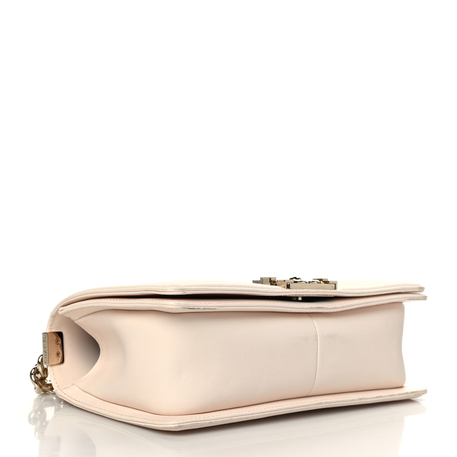 Chanel Lambskin Quilted Medium Boy Flap Light Pink 4 of 9