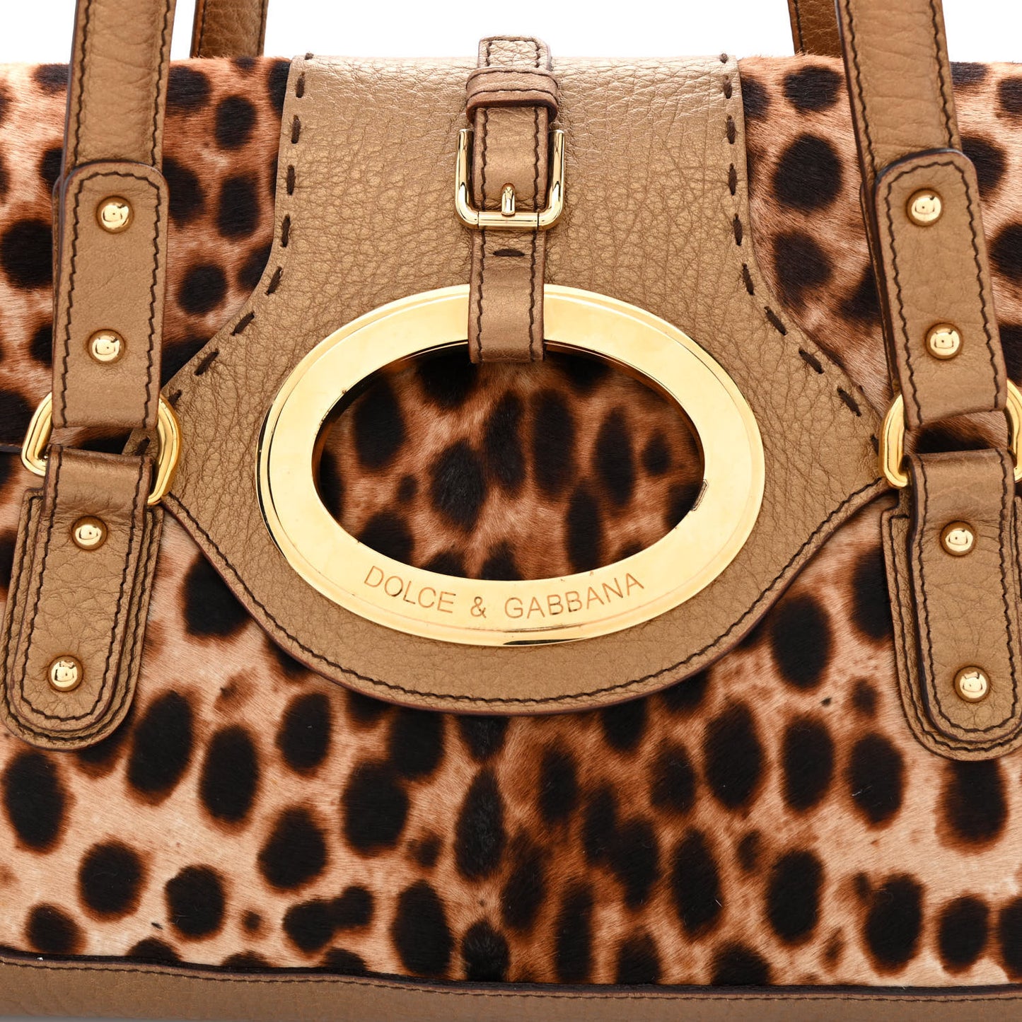 Leopard Shoulder Bag Brown