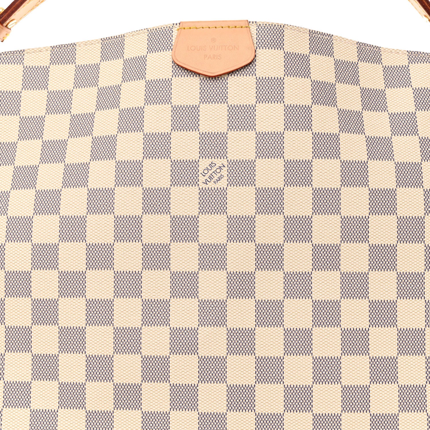 Louis Vuitton Damier Azur Graceful MM Rose Ballerine 7 of 11
