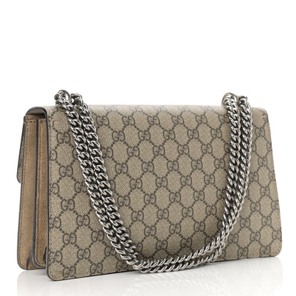 Gucci GG Supreme Monogram Small Dionysus Shoulder Bag Taupe 3 of 15