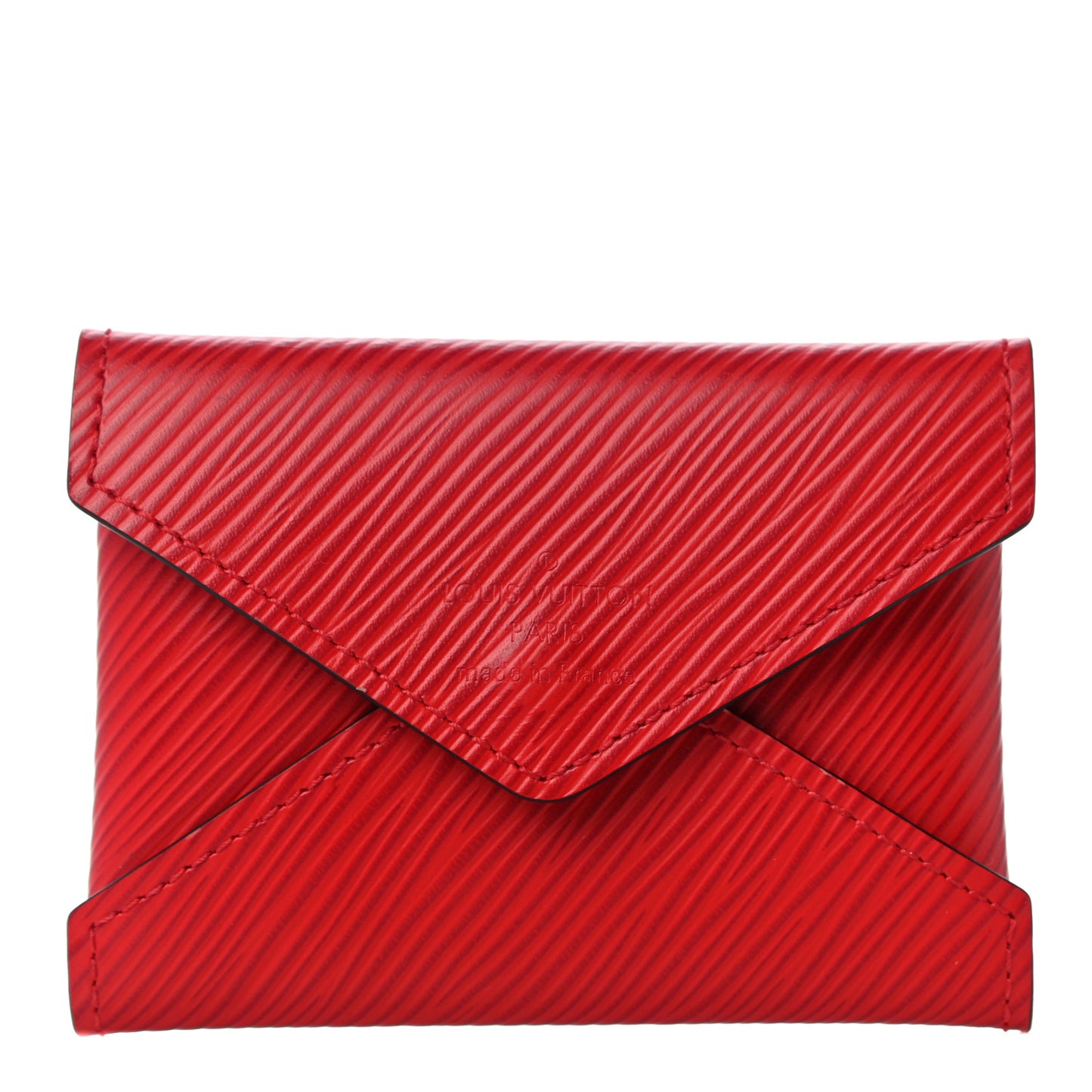 Epi Small Kirigami Pochette Insert Coquelicot