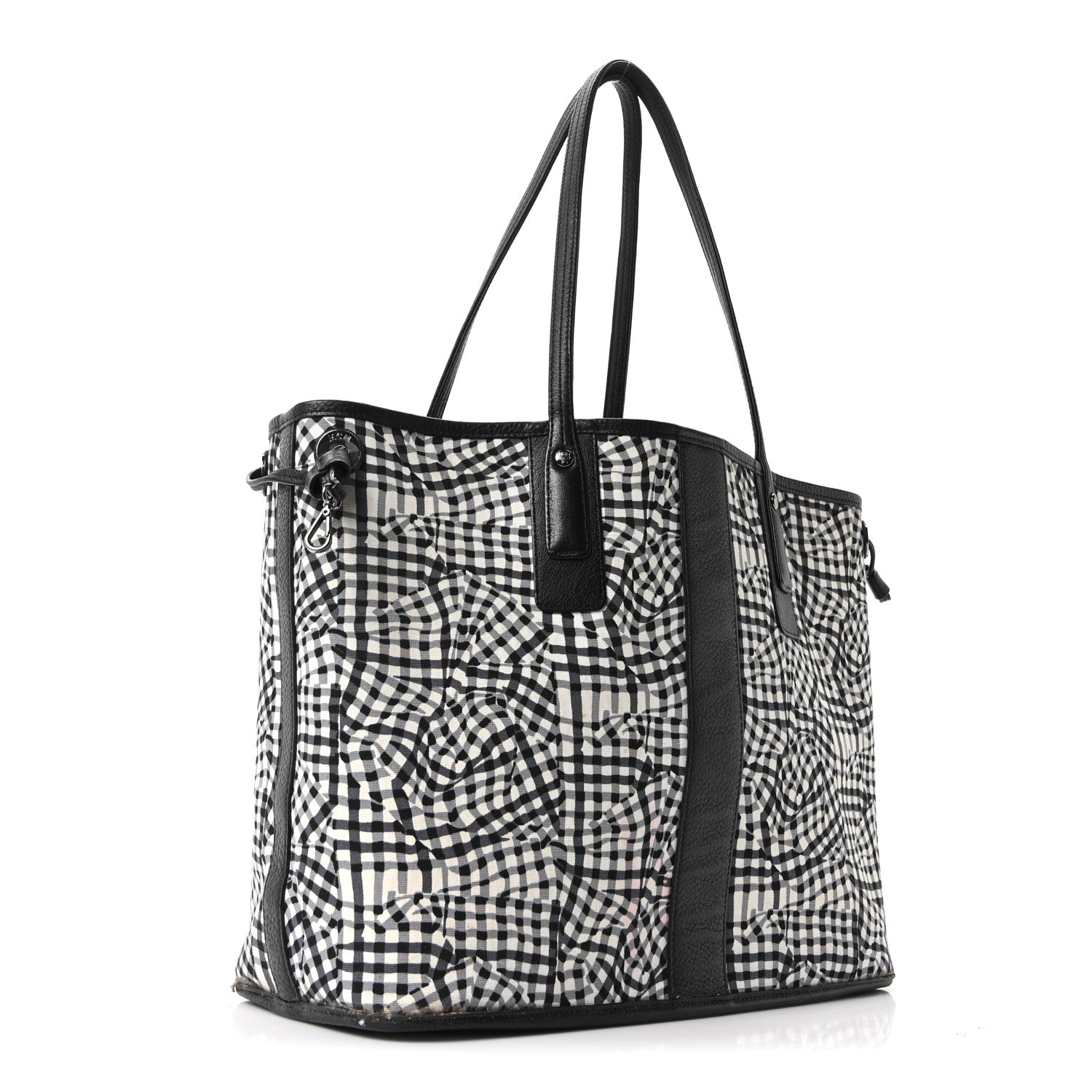MCM Visetos Medium Liz Reversible Shopper Tote Black 4 of 14