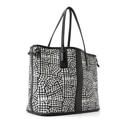 MCM Visetos Medium Liz Reversible Shopper Tote Black 4 of 14