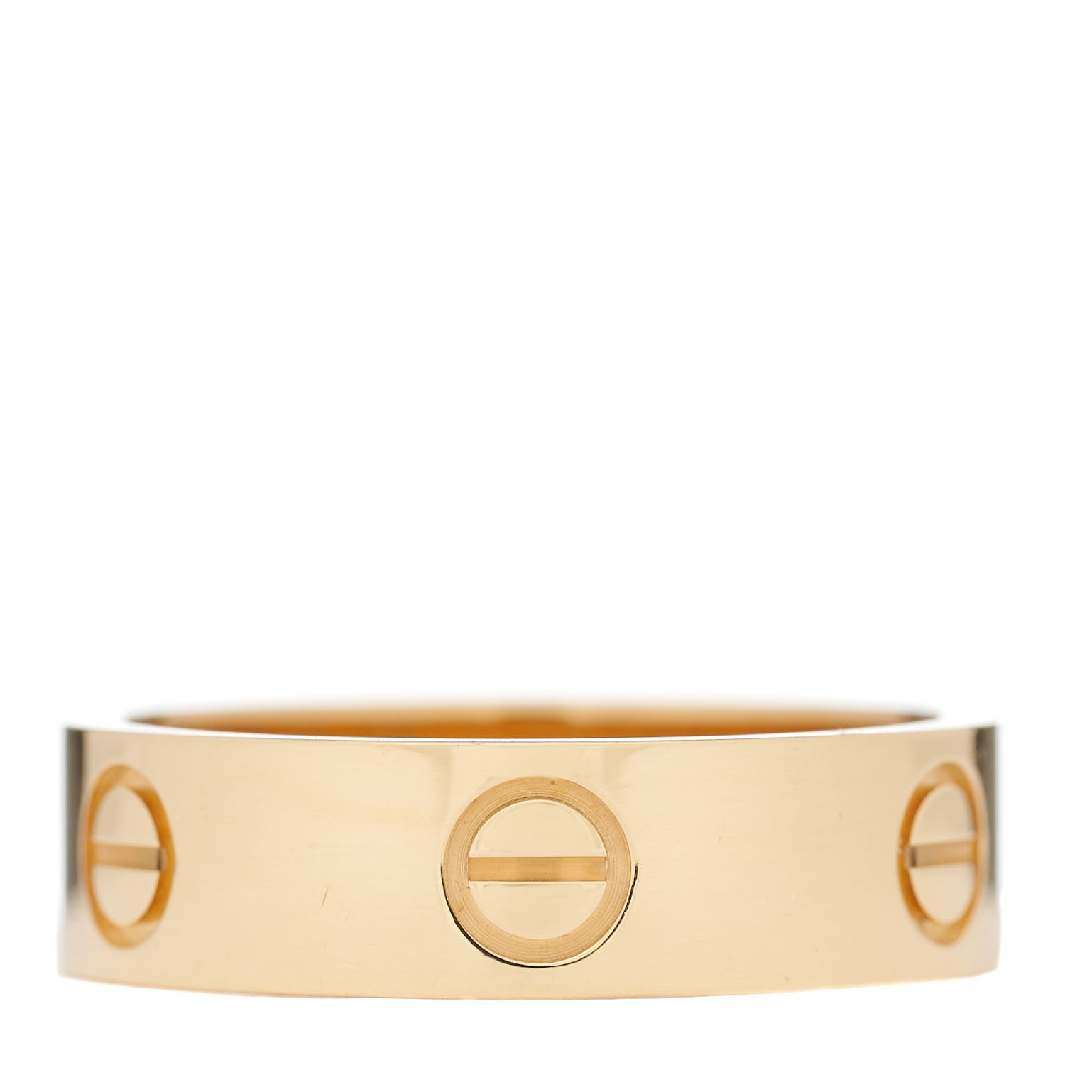 Cartier 18K Yellow Gold 5.5mm LOVE Ring 56 7.5 1 of 5