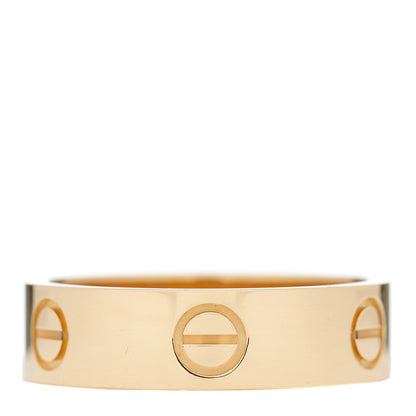 Cartier 18K Yellow Gold 5.5mm LOVE Ring 56 7.5 1 of 5