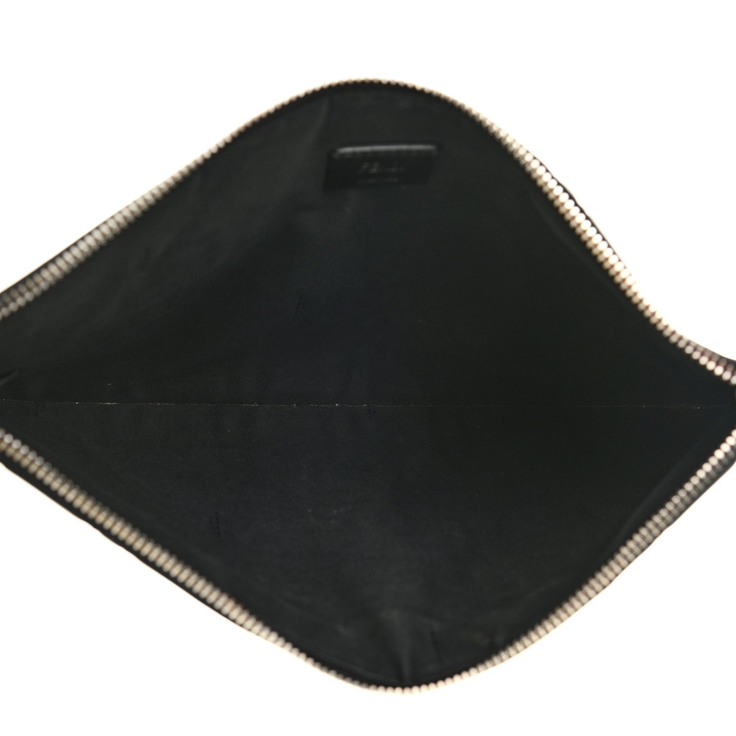 Vitello FF 1974 Embossed Pouch Maya Black