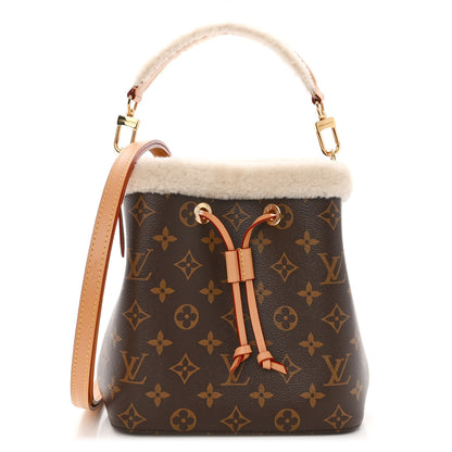 Louis Vuitton Monogram Shearling Cozygram Neonoe BB 1 of 11