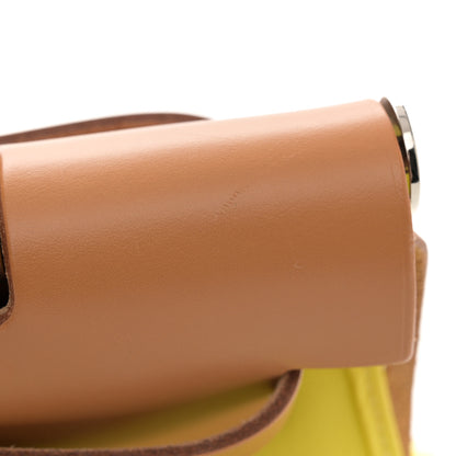 Hermes Toile Vache Hunter Herbag Zip 31 PM Soufre 16 of 18