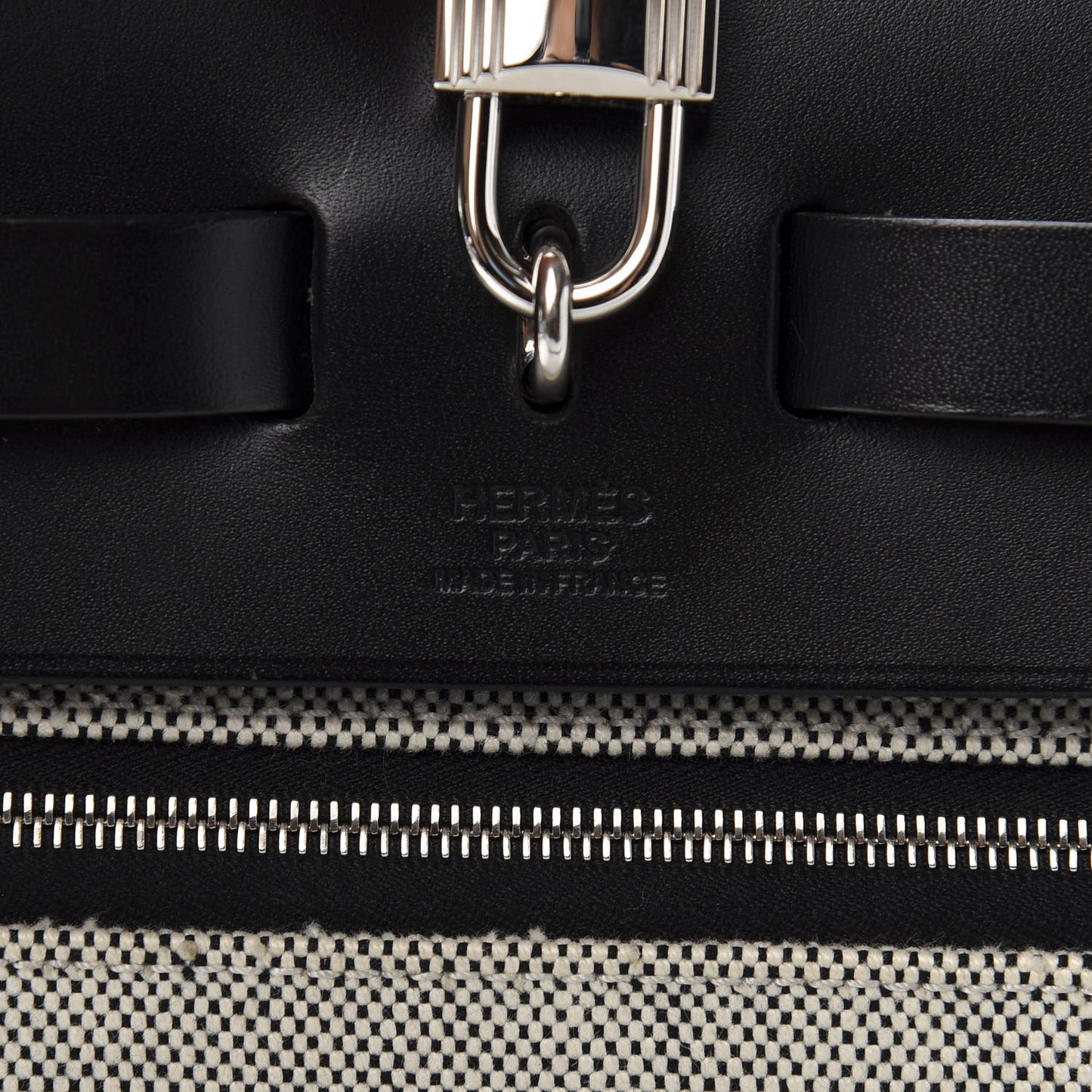 Toile H Berline Vache Hunter Herbag Zip PM 31 Black Ecru
