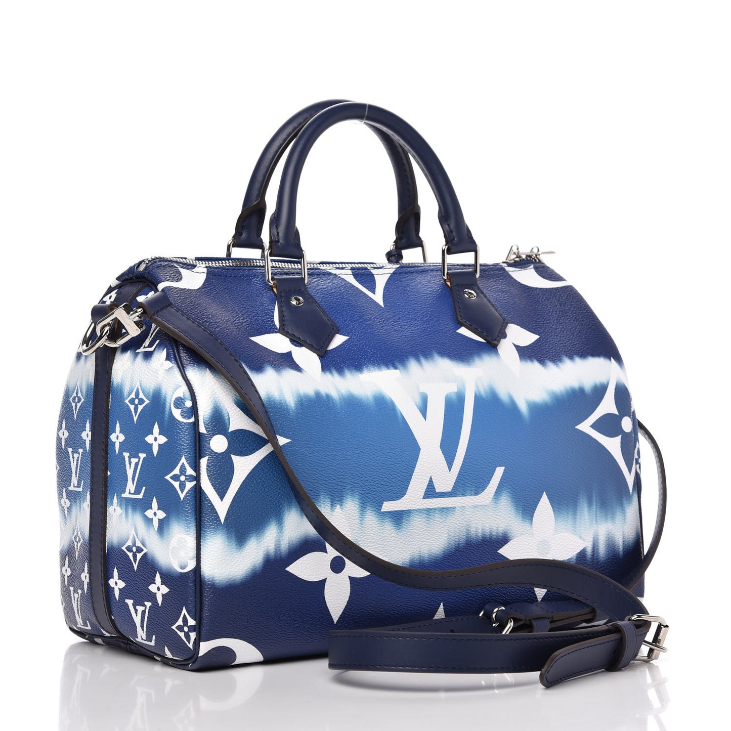Monogram Escale Speedy Bandouliere 30 Blue