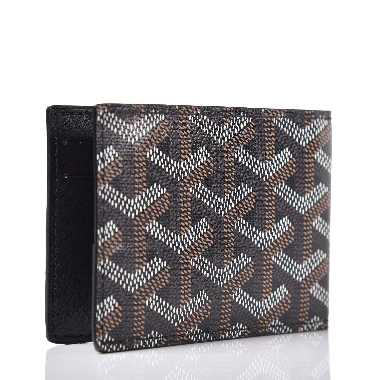 Goyard Goyardine Multi Slot Bi-Fold Wallet Black 3 of 8