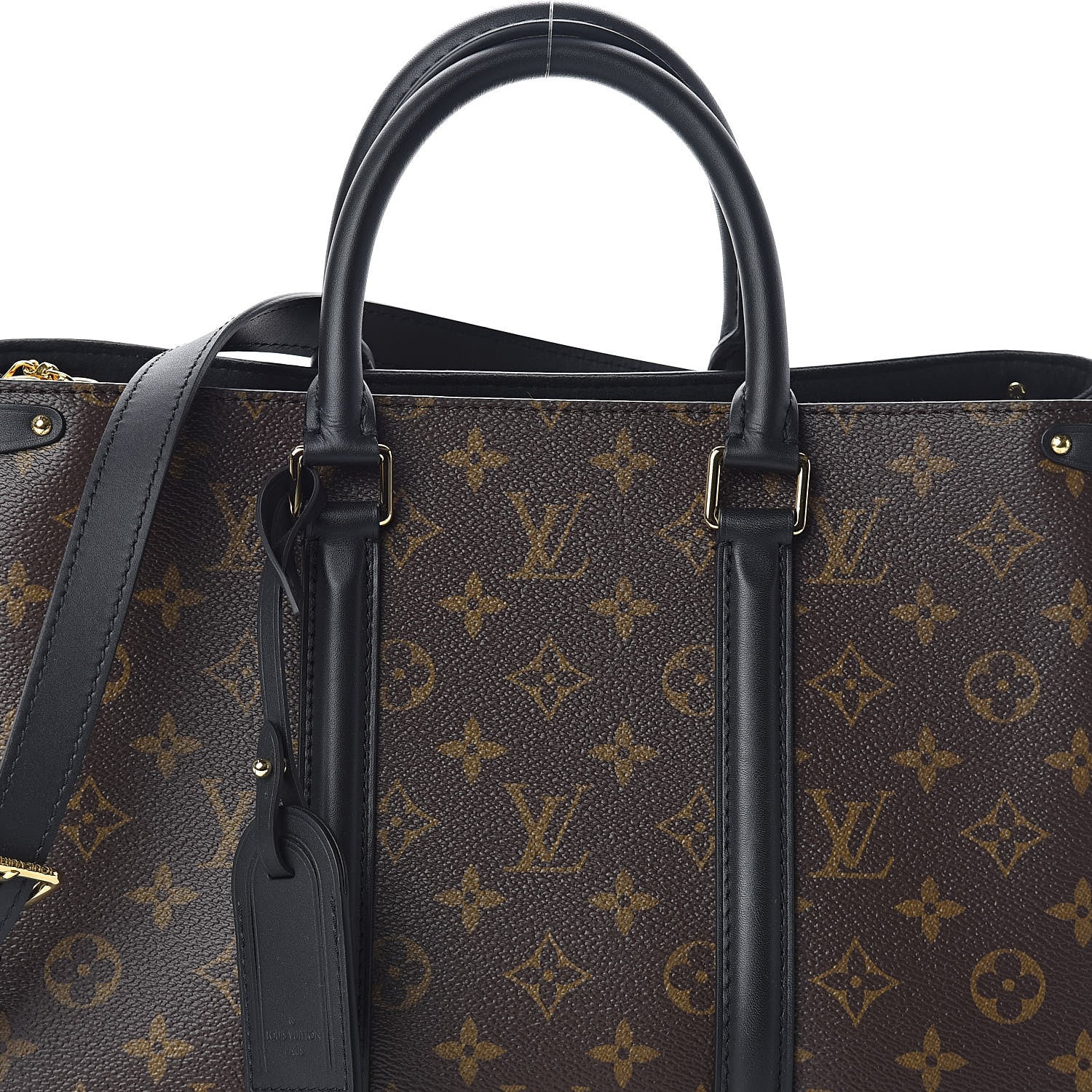 Louis Vuitton Monogram Soufflot MM Black 7 of 9
