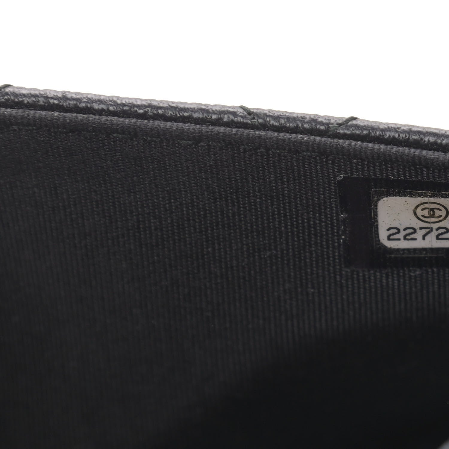 Chanel Caviar Quilted Boy Wallet On Chain WOC Black 8 of 11