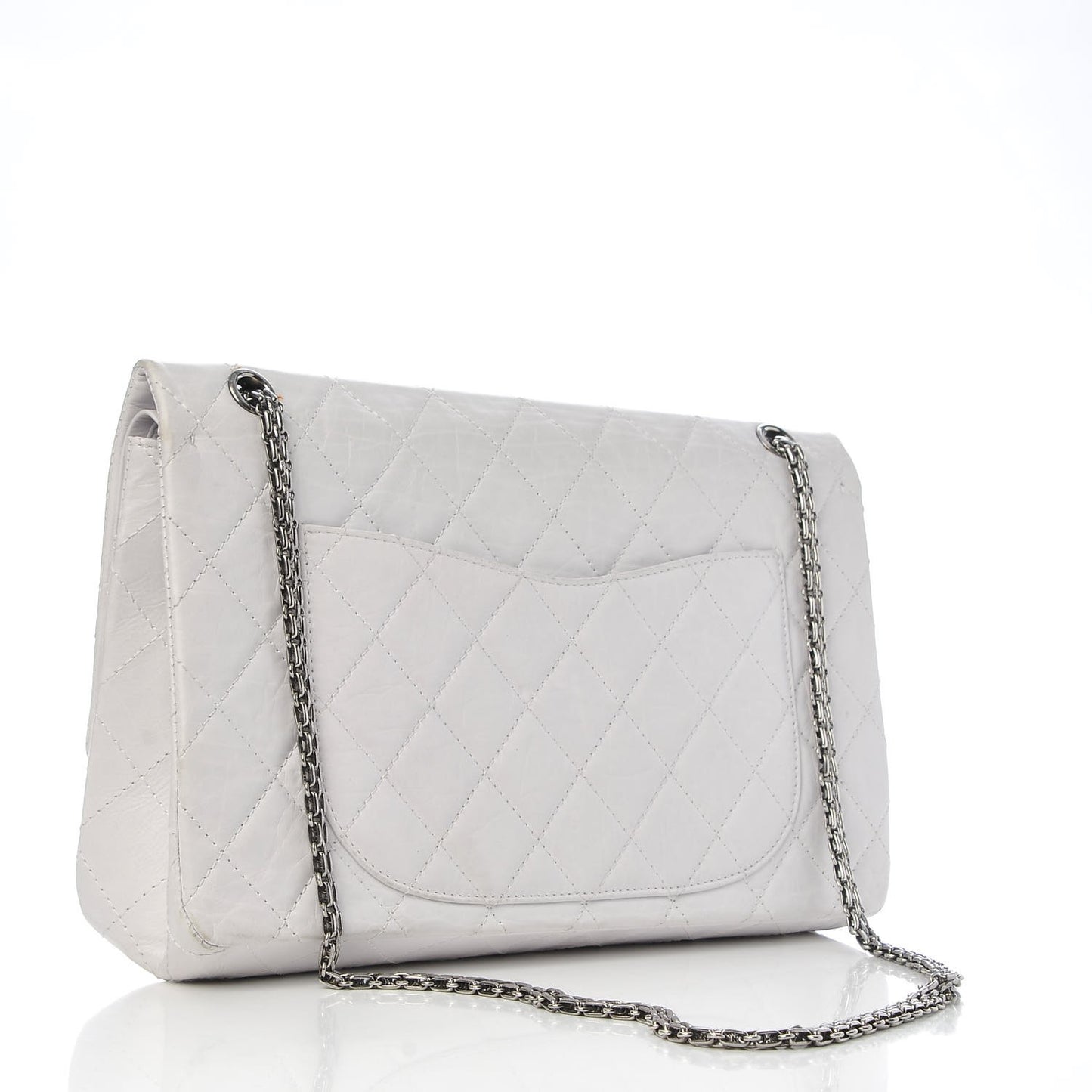 Aged Calfskin 50th Anniversary 2.55 Reissue 227 White