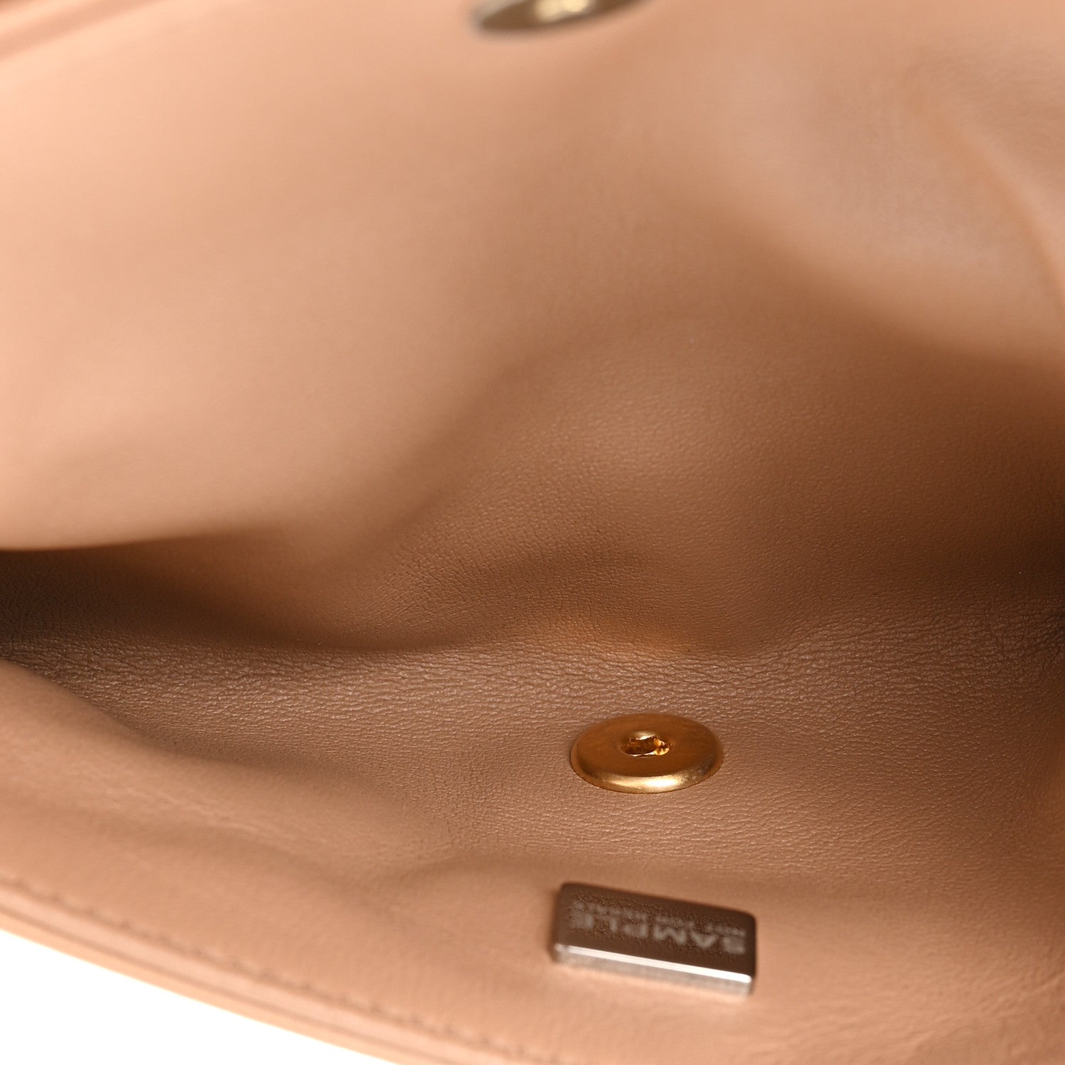Chanel Caviar Quilted Mini Top Handle Flap Camel 6 of 11