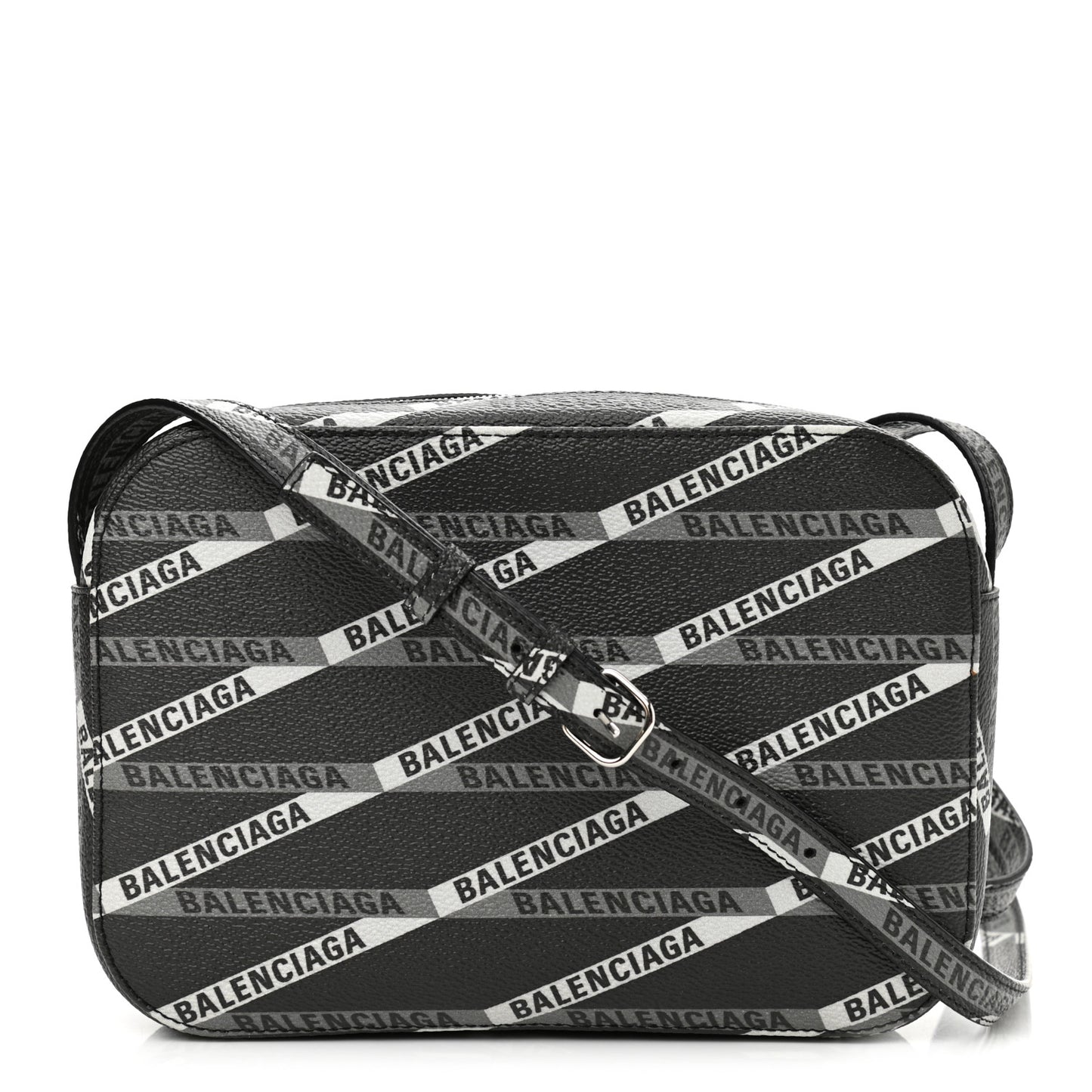 Coated Canvas Losange Monogram S Camera Bag Black Grey