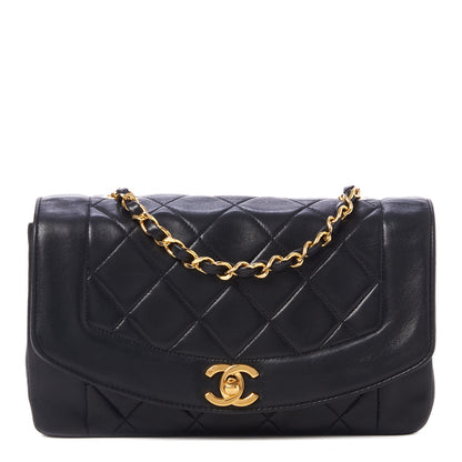 Chanel Lambskin Quilted Small Single Flap Black 1 of 9