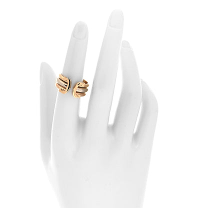 Cartier 18K Pink Yellow White Gold C De Cartier Ring 52 6 2 of 4