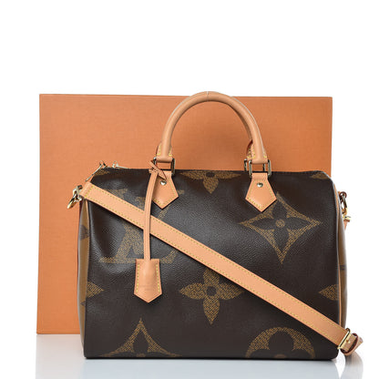 Louis Vuitton Reverse Monogram Giant Speedy Bandouliere 30 10 of 11