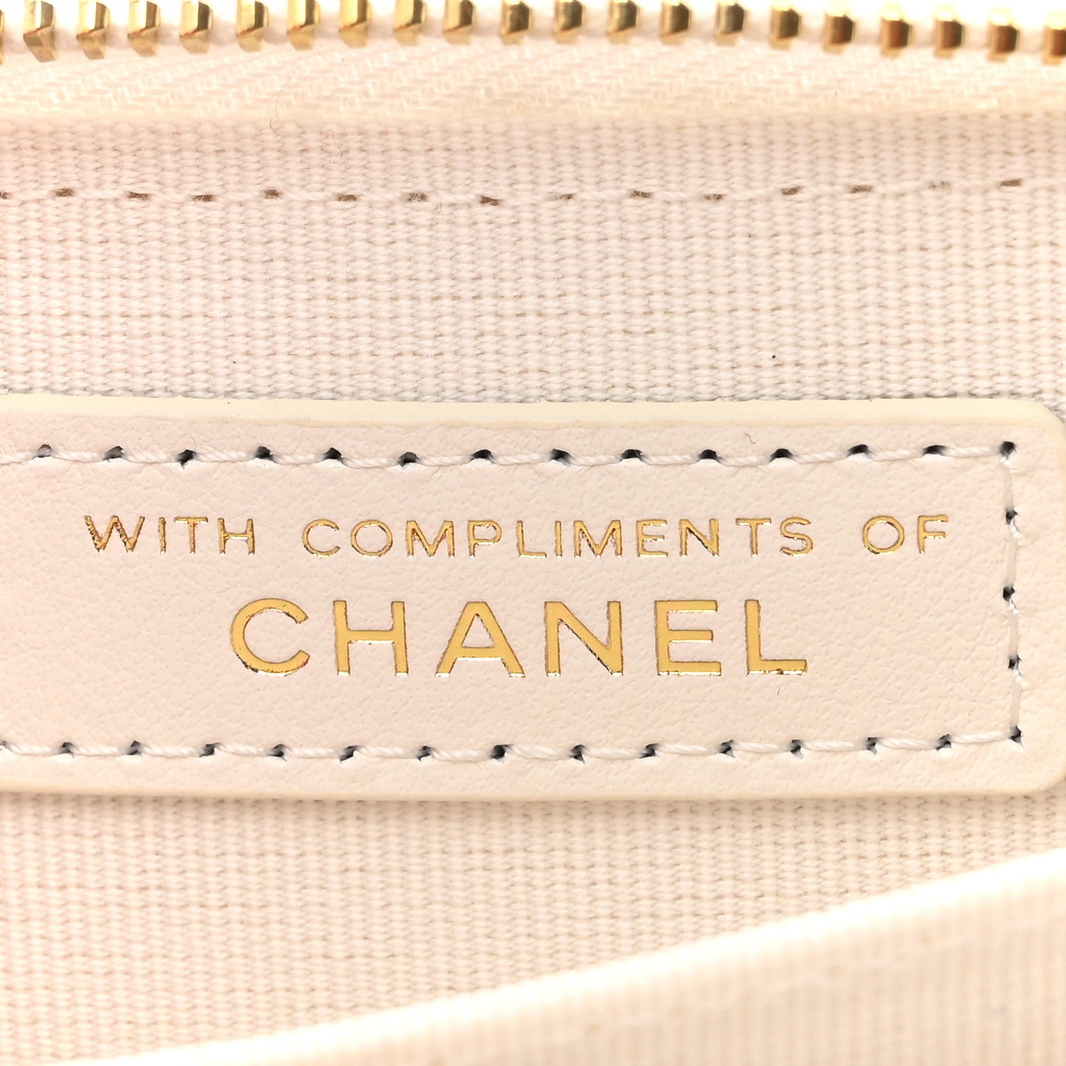 Chanel Tweed Quilted Bow Flap Card Holder On Chain White 7 of 12