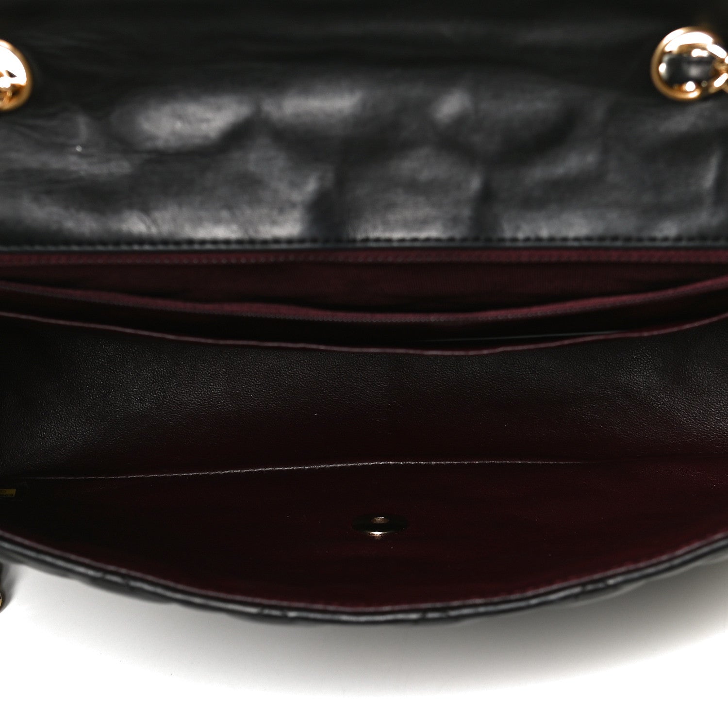 Chanel Lambskin Quilted Jumbo Single Flap Black 4 of 10