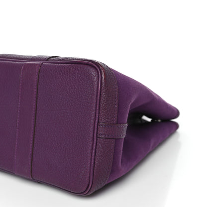 Hermes Toile Militaire Negonda Garden Party 30 TPM Cassis 10 of 10