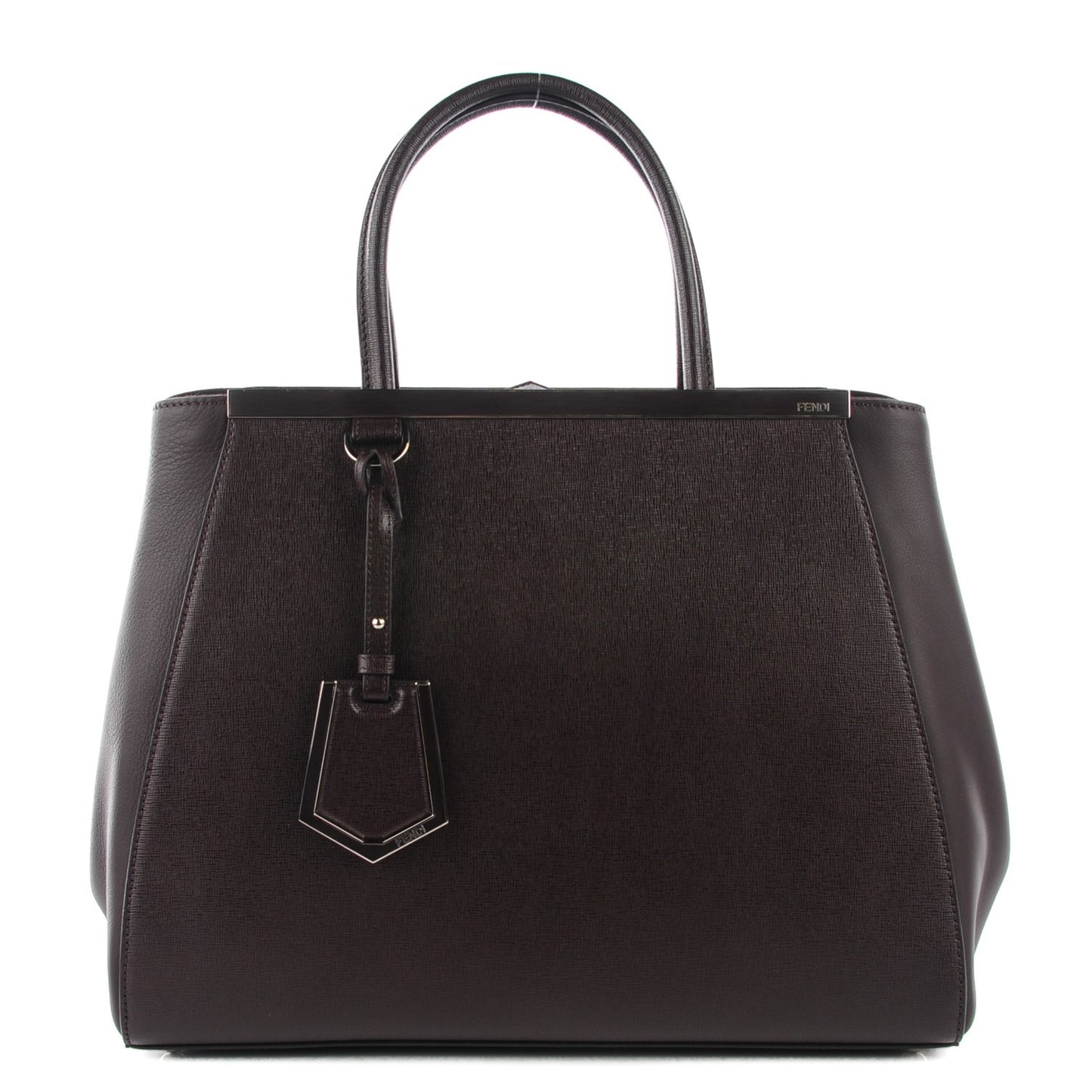 Vitello Elite Regular 2Jours Tote Caffe Noir