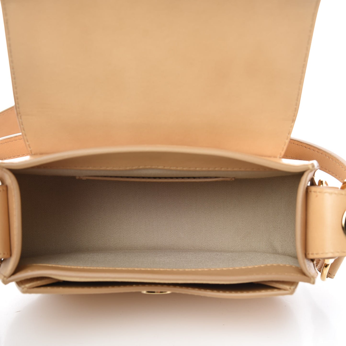 Calfskin Small Tess Bag Bleached Brown