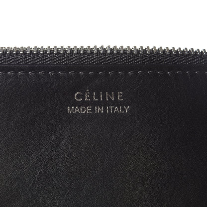 Celine Canvas Small Twisted Cabas Beige Blue 6 of 9