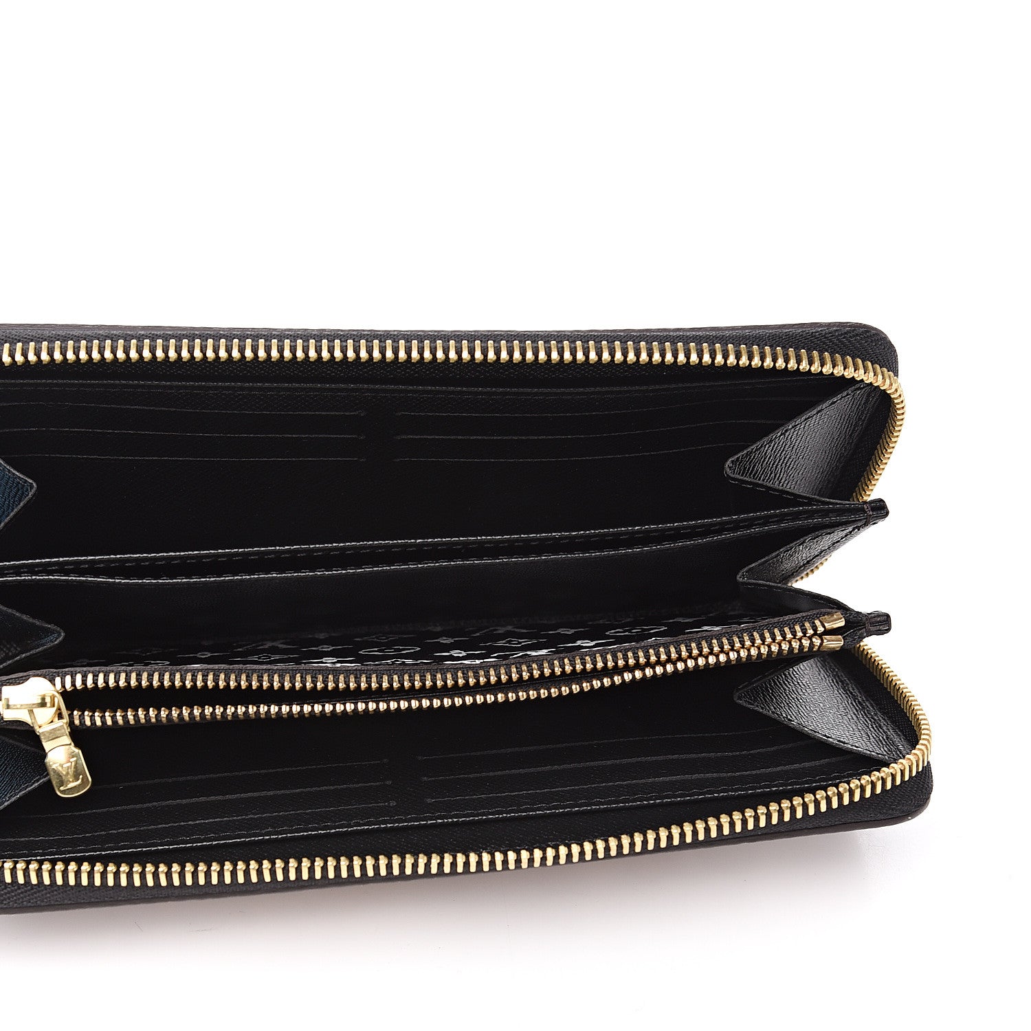 Louis Vuitton Monogram Giant Jungle Zippy Wallet Black 4 of 7