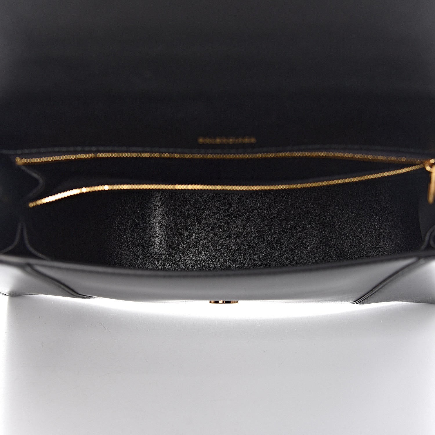Balenciaga Shiny Box Calfskin Medium Hourglass Top Handle Bag Black 5 of 12