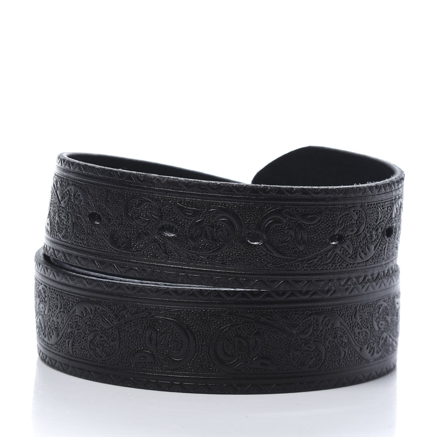 Calfskin Embossed Monogram Celtique Belt 85 34 Black