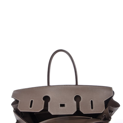 Hermes Swift Birkin 35 Etoupe 10 of 39