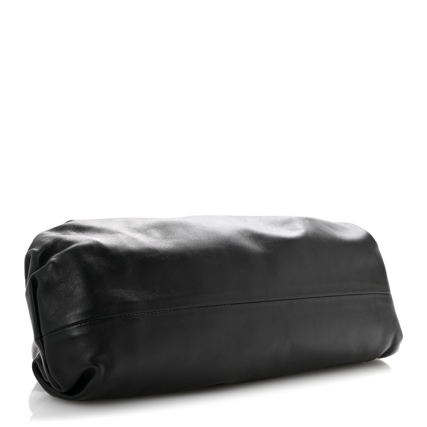 Bottega Veneta Smooth Butter Calf The Pouch Oversized Clutch Black 4 of 10