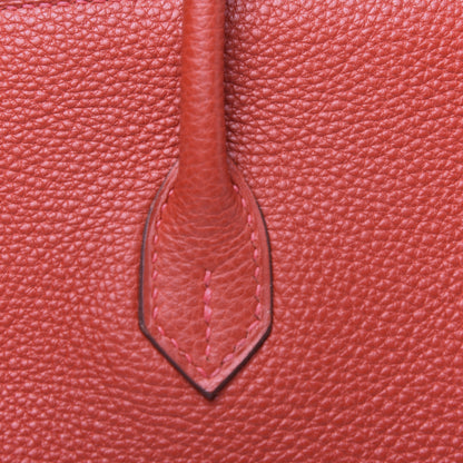 Hermes Togo Birkin 25 Rouge Vif 10 of 31