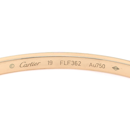 Cartier 18K Yellow Gold Small LOVE Bracelet 19 6 of 6