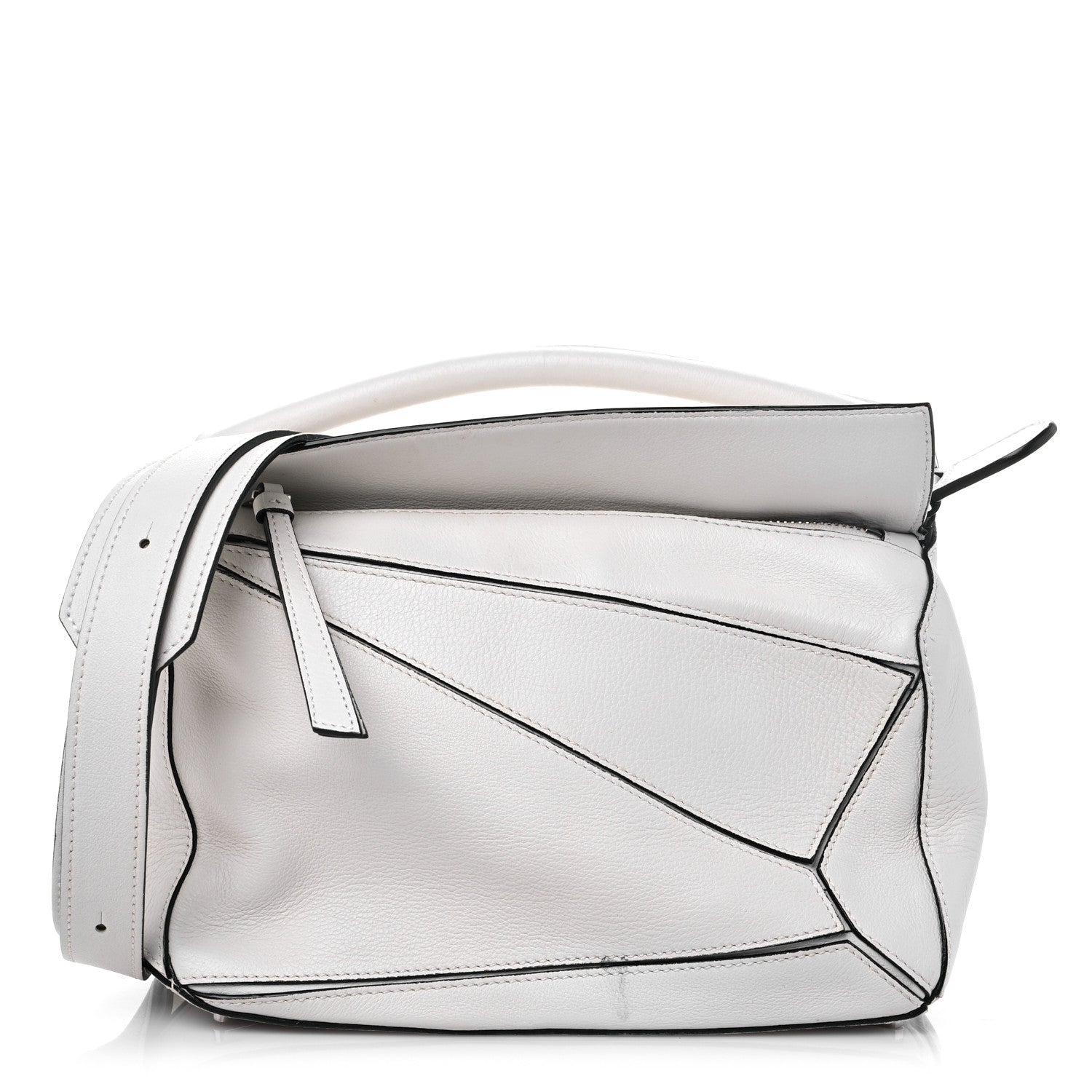 Loewe Calfskin Small Puzzle Bag Kaolin 1 of 13