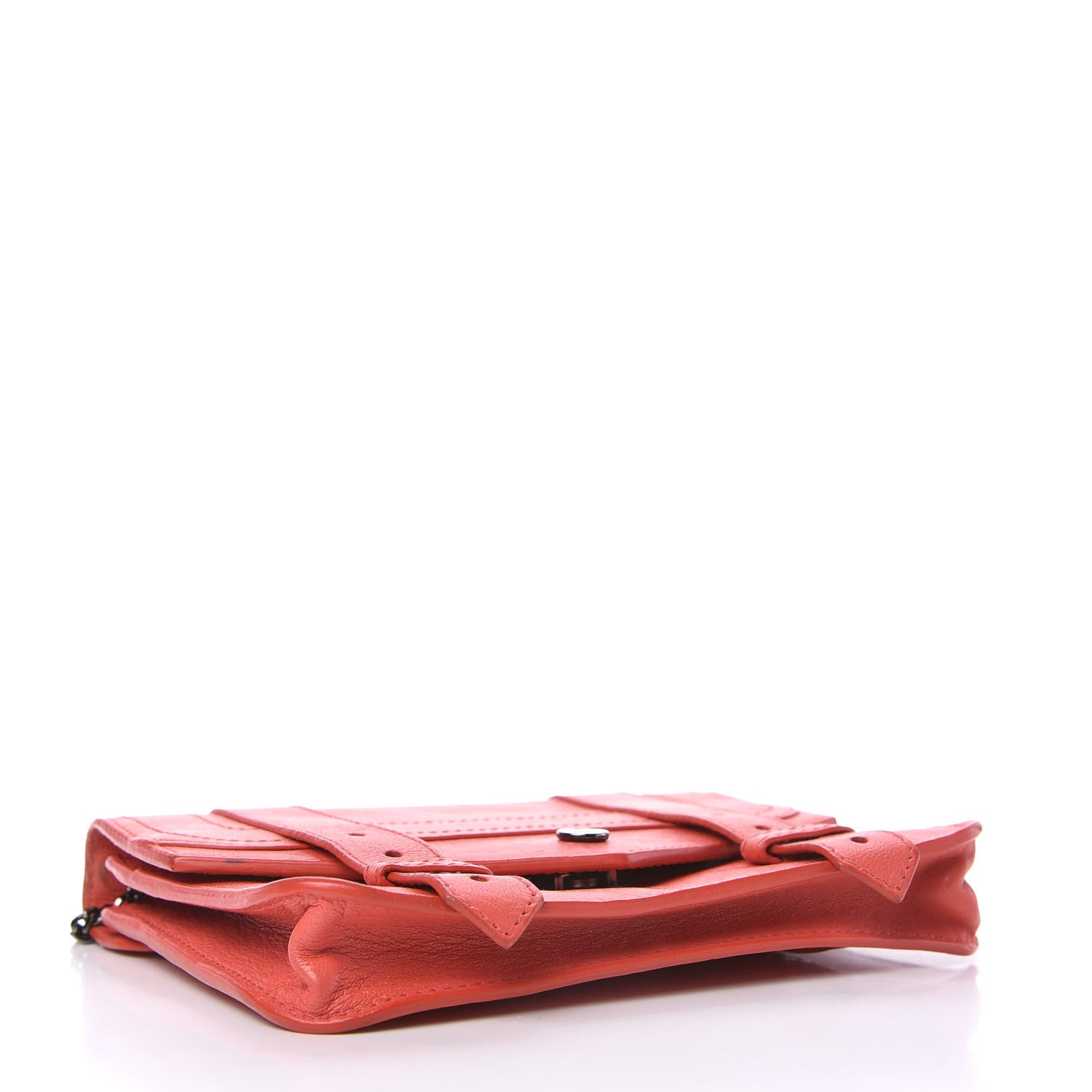 Proenza Schouler Lambskin PS1 Large Chain Wallet Grapefruit 4 of 10