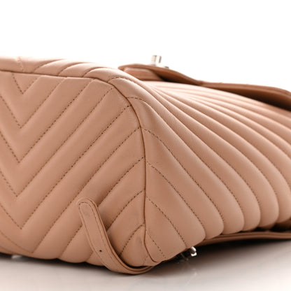 Chanel Calfskin Chevron Quilted Small Urban Spirit Backpack Beige 10 of 16