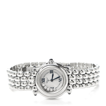 Chopard Stainless Steel 5 Diamond 26mm Happy Sport Quartz Watch 2 of 6