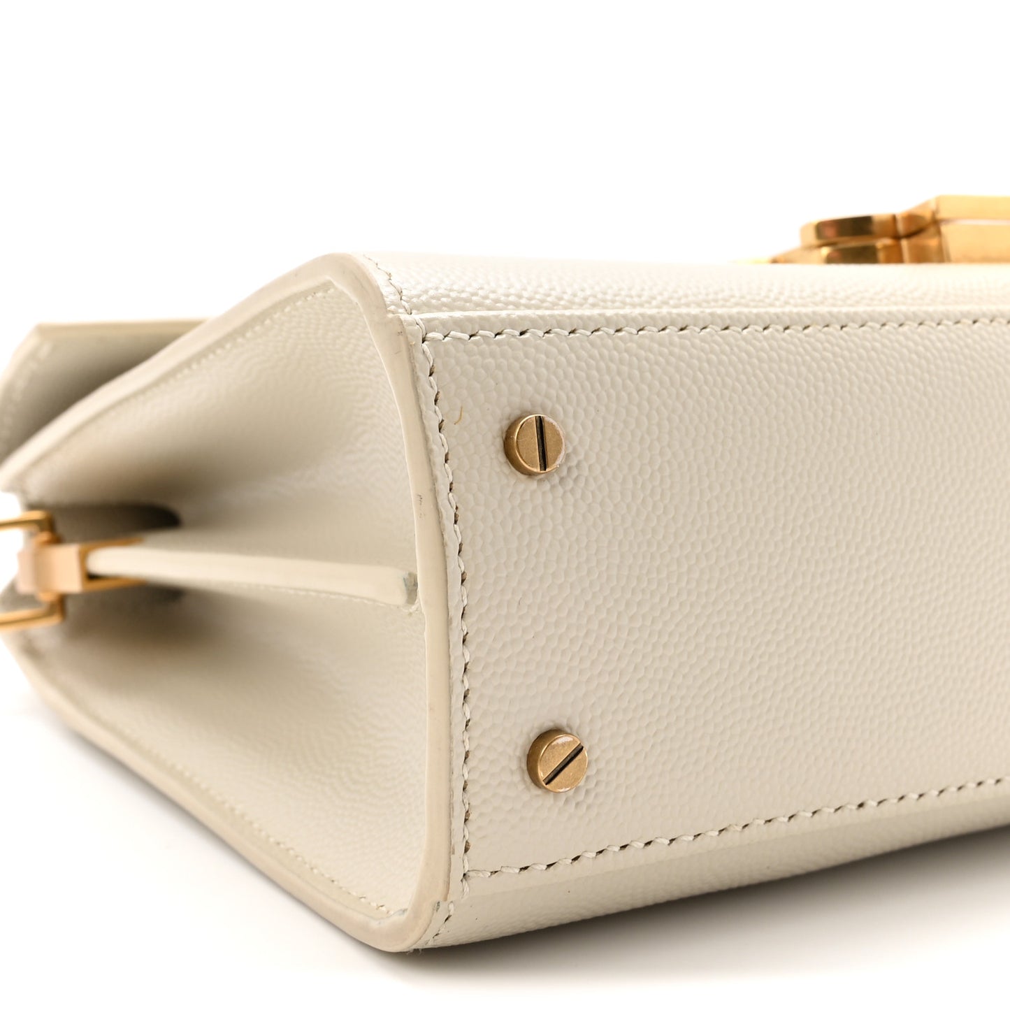 Grain de Poudre Mini Classic Monogram Cassandra Top Handle Vintage White
