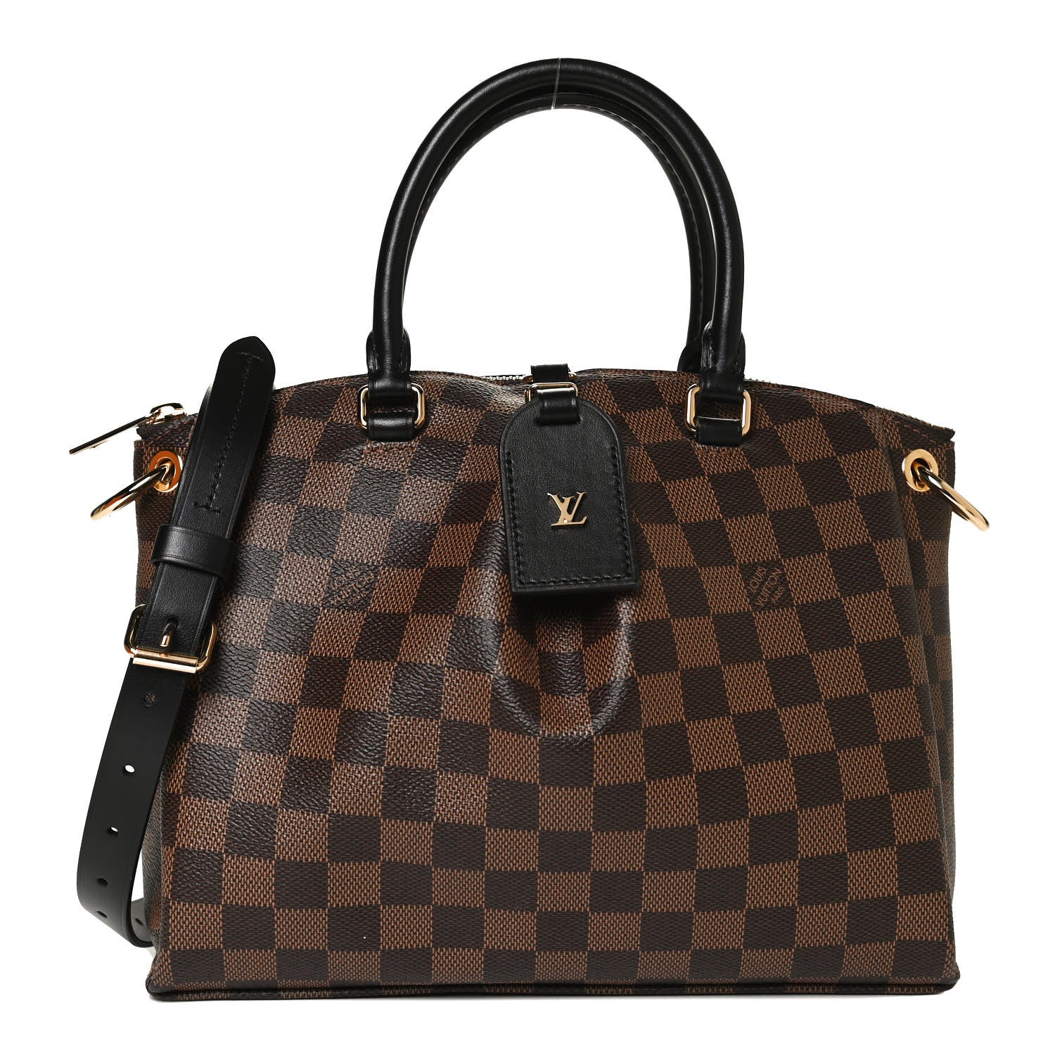 Louis Vuitton Damier Ebene Odeon Tote PM Black 1 of 10