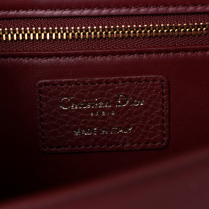 Christian Dior Grained Calfskin 30 Montaigne Flap Bag Red Brick 6 of 20