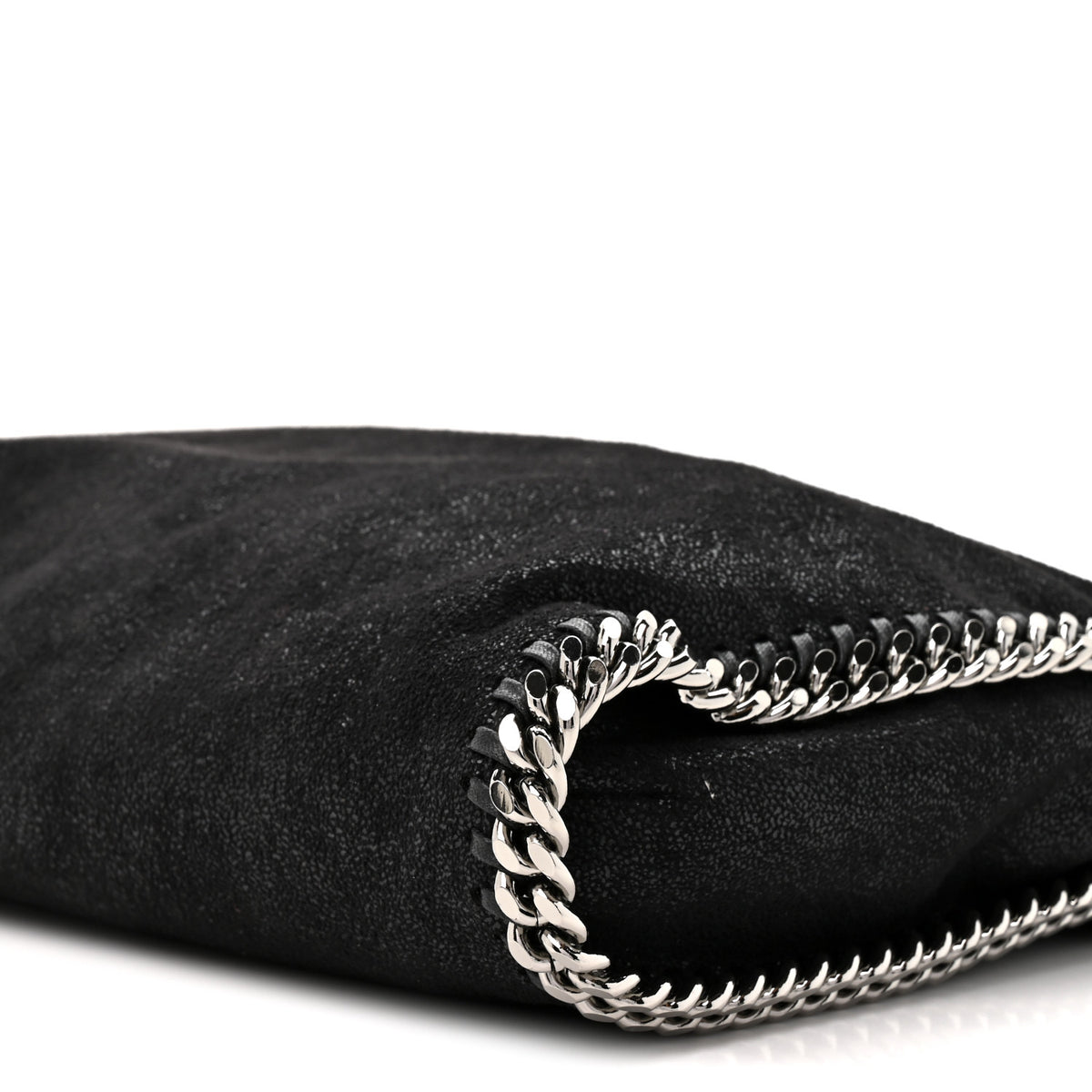 Shaggy Deer Falabella Fold Over Tote Black