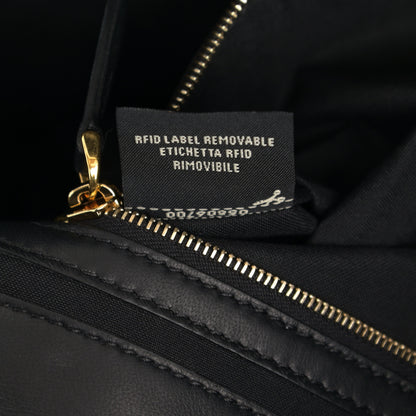 Fendi Nappa FF 1974 Embossed Large Baguette Black 6 of 9