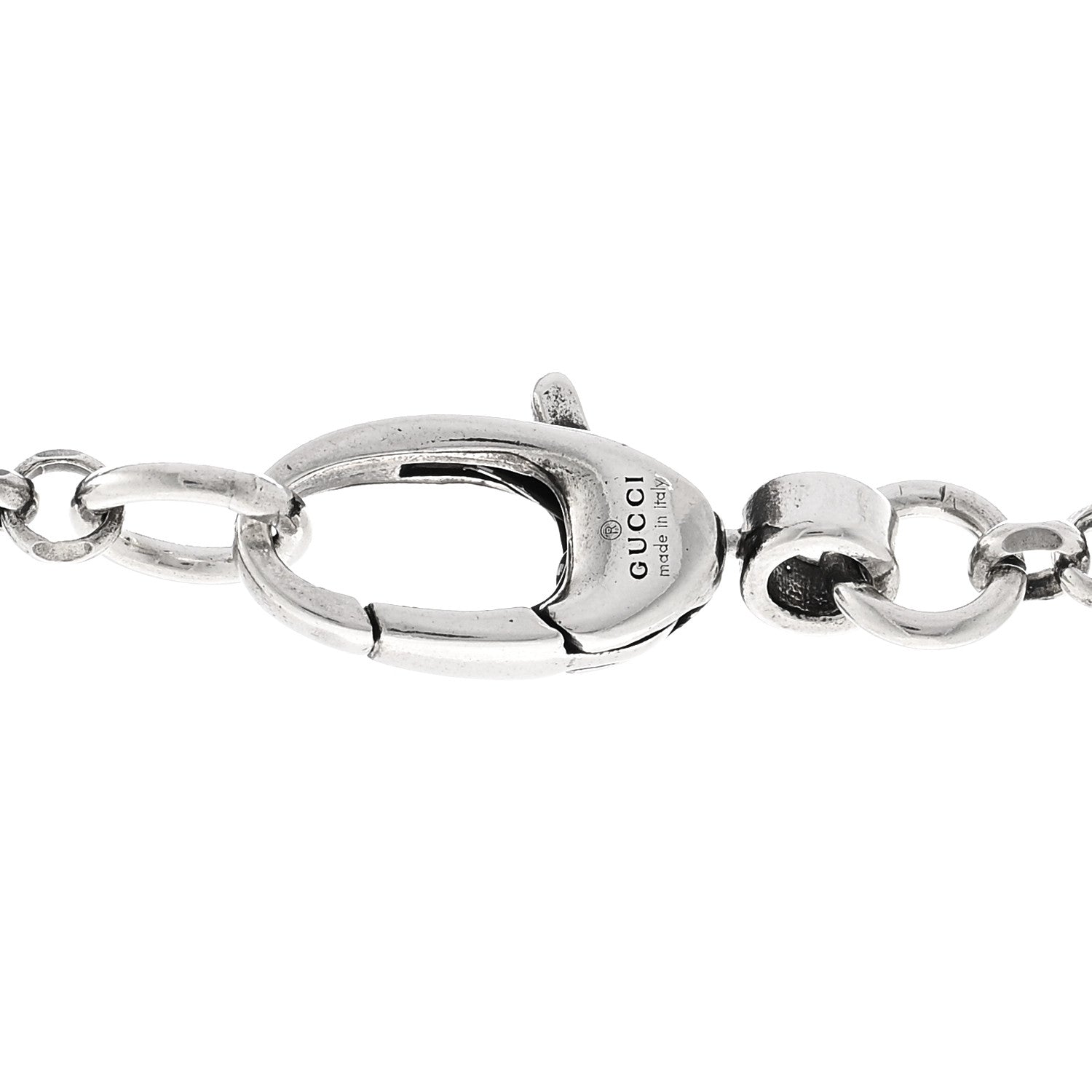 Gucci Sterling Silver Double G Key Pendant Necklace 4 of 4